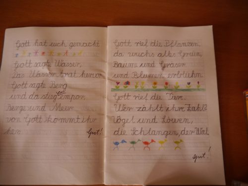 Hab ich damals wirklich geglaubt, was ich da schreiben musste?