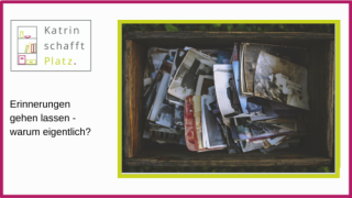 Alte Fotos in einer Holzkiste